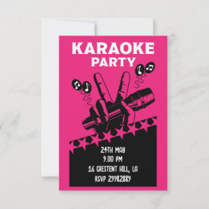 Karaokefest Inbjudan