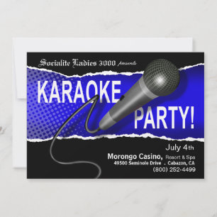 Karaokefest Inbjudningar