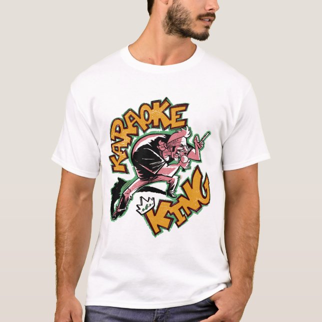 Karaokekung T-shirt (Framsida)