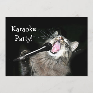 Karaokeparty Inbjudningar