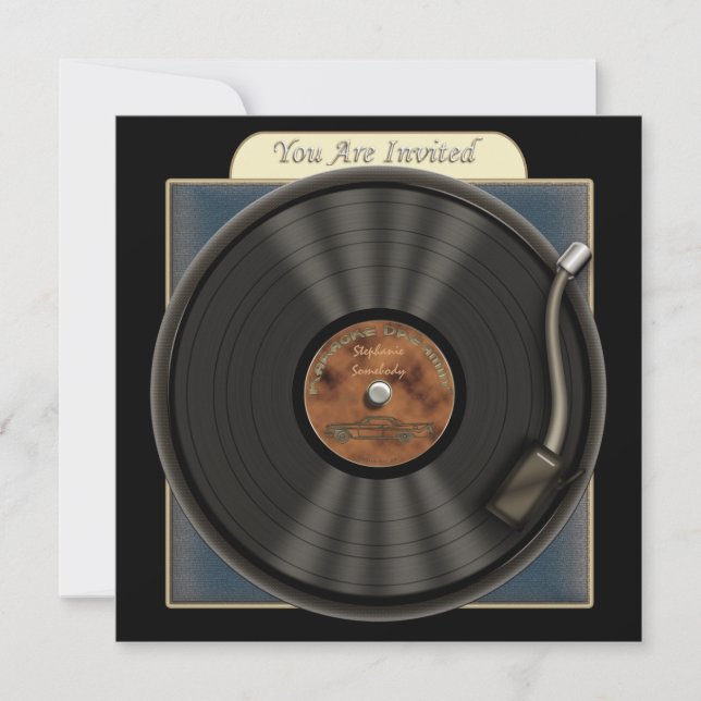 Karaokepartyinbjudningar Inbjudningar (Framsida)