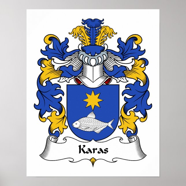 Karas Family Crest Poster (Framsidan)