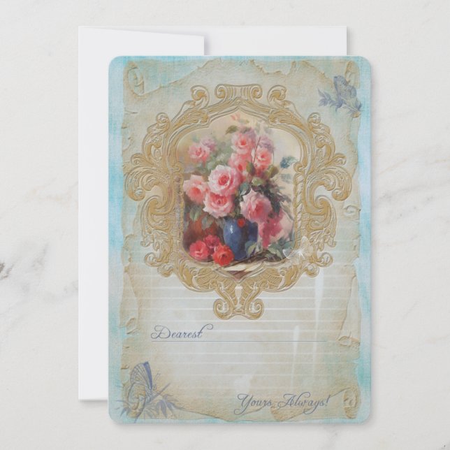 Käraste - Inbjudningskort / Tom kort (Framsida)