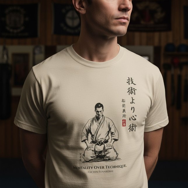 Karate 5:e principen - Mentalitet framför teknik T Shirt (Skapare uppladdad)
