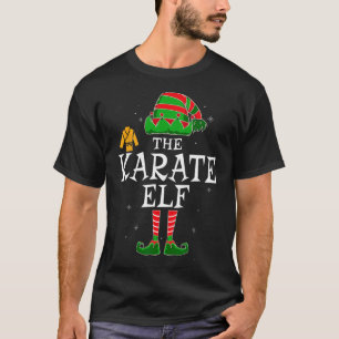 Karate Älva Grupp Matchande Familj Jul Barn Jag T Shirt