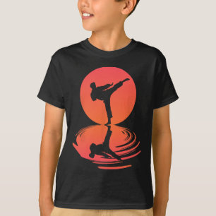 Karate and Kung fu Silhouette Shotokan Gift Martia T Shirt