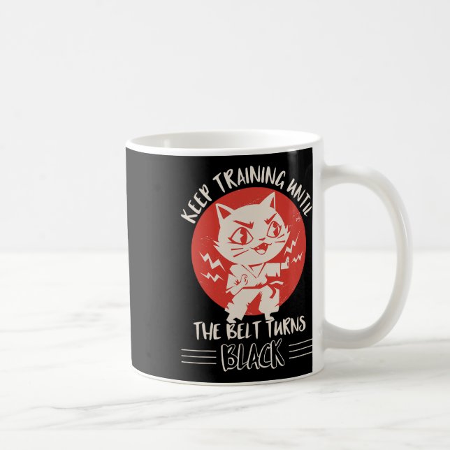 Karate Apparat Karate Quote Clothes Cats Kaffemugg (Höger)
