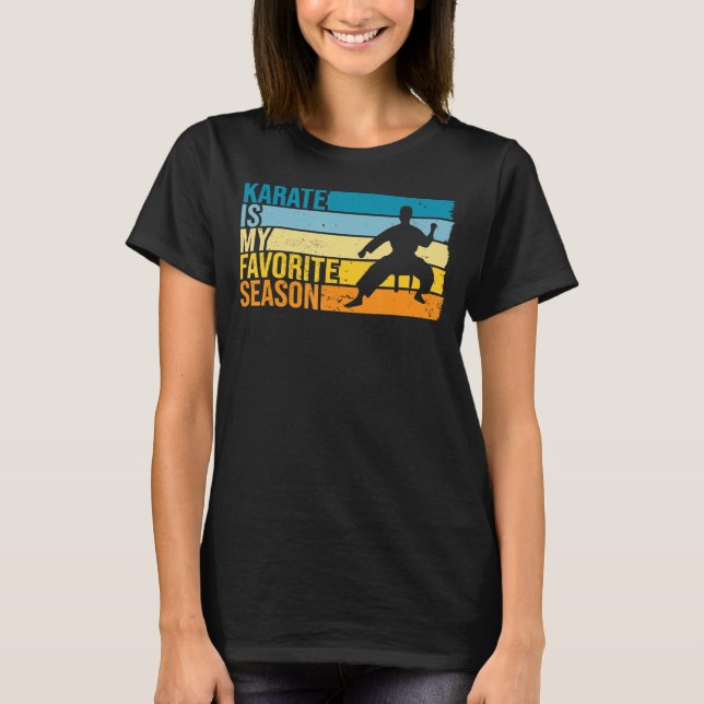 Karate är min favoritsäsong för Karateka T Shirt (Framsida)