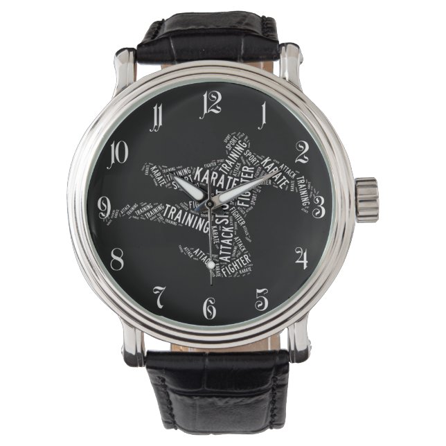 Karate Armbandsur (Framsida)