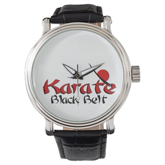 karate armbandsur (Framsida)
