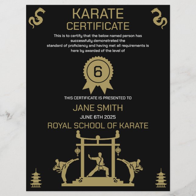 Karate Award (Framsida)