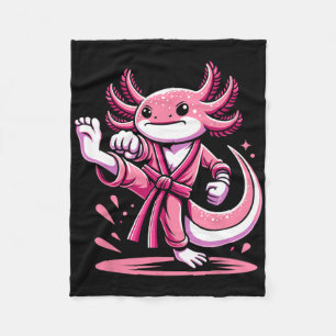 Karate Axolotl Martial Arts Taekwondo Kickboxing F Fleecefilt