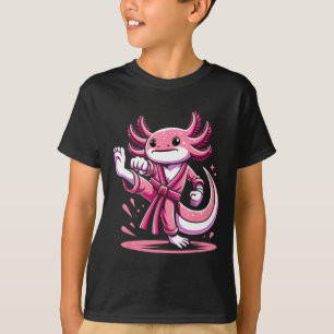Karate Axolotl Martial Arts Taekwondo Kickboxing F T Shirt