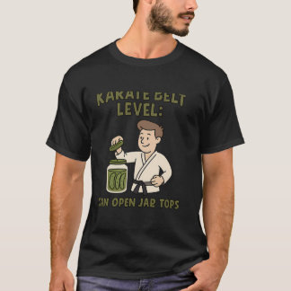 Karate Bälte kan öppna Burk Toppar Martial Arts N T Shirt