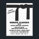Karate Bälte, Karate Class Advertising Flygblad<br><div class="desc">Karate Bälte,  Karate Class Advertising Flyers by the Affärskort Store.</div>