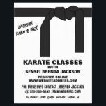 Karate Bälte, Karate Class Advertising Reklamblad<br><div class="desc">Karate Bälte,  Karate Class Advertising Flyers by the Affärskort Store.</div>