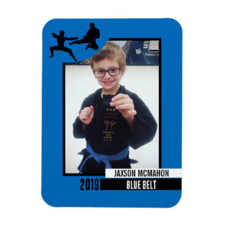 Karate Bälte prechievement Flexible Photo Magnet