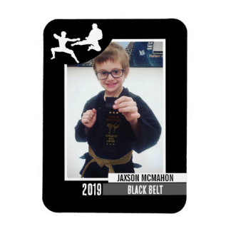 Karate Bälte prechievement Flexible Photo Magnet