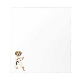 Karate Beagle Anteckningsblock