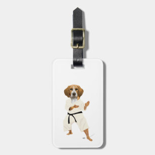 Karate Beagle Bagagebricka