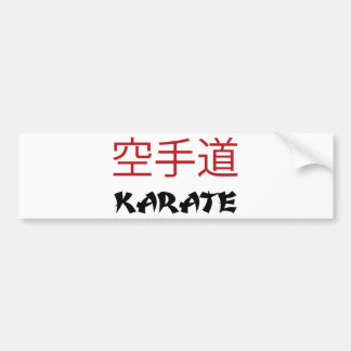 Karate Bildekal