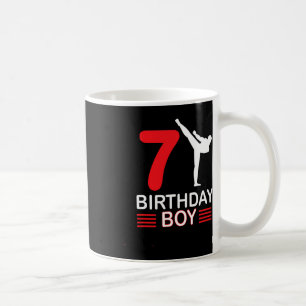 Karate Birthday Tee Boy Gift Kids Taekwondo 5 Kaffemugg