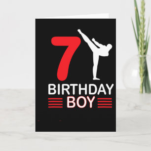 Karate Birthday Tee Boy Gift Kids Taekwondo 5 Kort