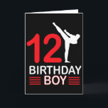 Karate Birthday Tee Boy Gift Kids Taekwondo 6 Kort<br><div class="desc">Karate Birthday Tee Boy Gift Kids Taekwondo 6</div>