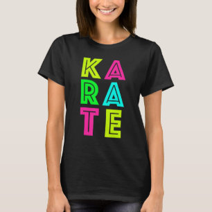 Karate Black Bälte Gi Uniform Karate T Shirt