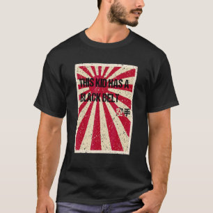 Karate Black Bälte Youth Kid T Shirt