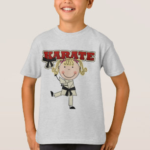 KARATE - blonda flickaT-tröja och gåvor Tröja