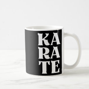Karate Bold Brev Japansk martial Art Karateka Kaffemugg