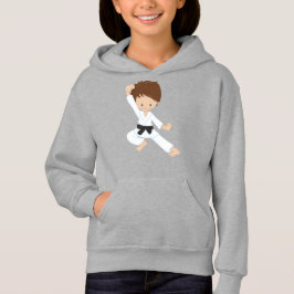 Karate Boy, Cute Boy, Black Bälte, Brown Hair T Shirt