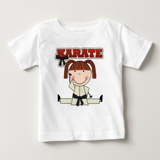 KARATE - Brunette Girl T-shirts and Gifts (Framsida)