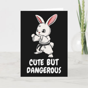 Karate Bunny Cute, men farliga martialkonst Kort