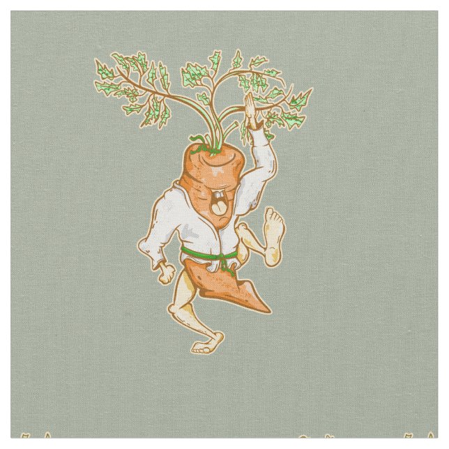 Karate carrot martial Arts Tyg (Närbild)