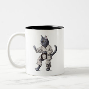 Karate Cat Stance Mugg