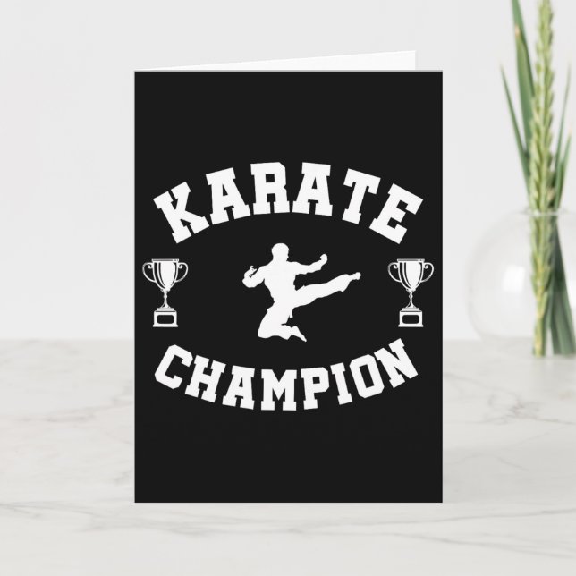 Karate Champion Kort (Framsida)