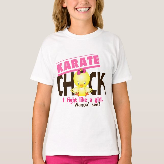 Karate Chick 1 Tee Shirt (Framsida)