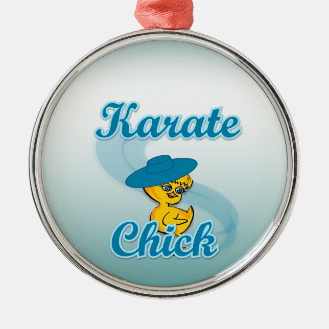 Karate Chick #3 Julgransprydnad Metall (Framsidan)