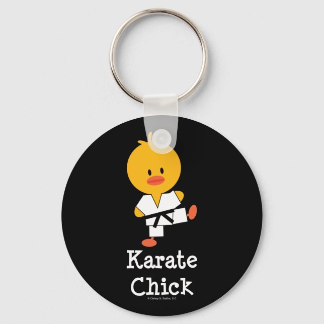 Karate Chick Keychain Nyckelring (Framsida)