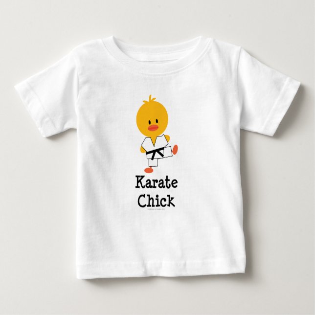 Karate Chick Långärmad Infant T-shirt (Framsida)
