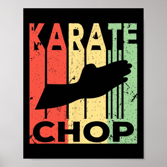 Karate Chop Vintage  Poster (Framsidan)