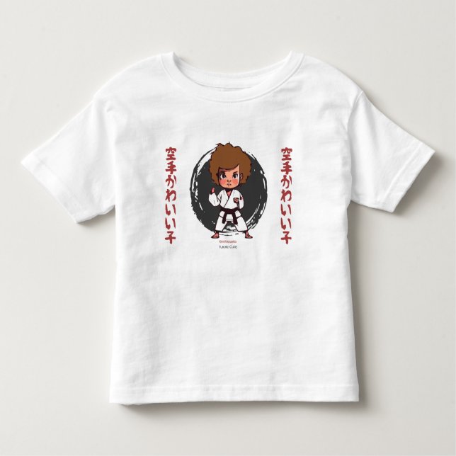 Karate Cutie T Shirt (Framsida)