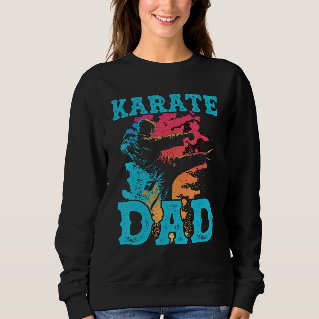 Karate Dad Best Daddy Ever MMA Martial Artist Fath T Shirt (Framsida)