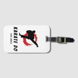 Karate Do Bagageetikett Kampsport Respresent Gift Bagagebricka