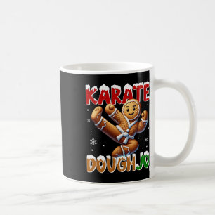 Karate Doughjo Rolig Kick Kampsport Gingerbread Kaffemugg