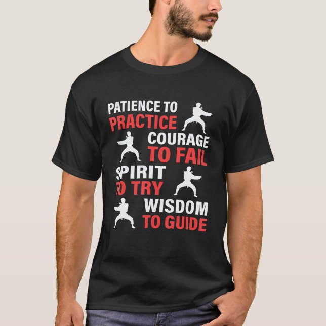 Karate Elev Schölingstränare Tränare Karateka Pr T Shirt (Framsida)