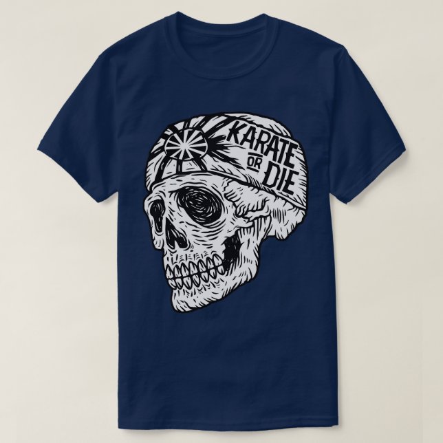 Karate eller Die T Shirt (Design framsida)