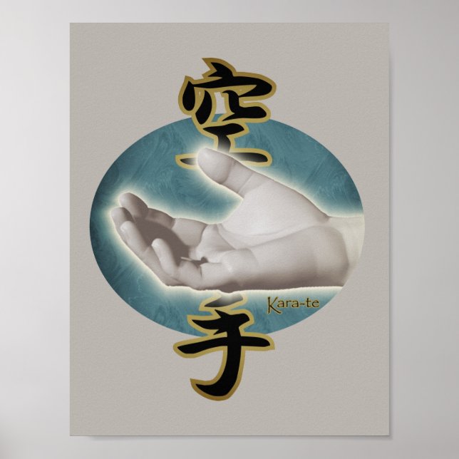 Karate Empty Hand Poster (Framsidan)